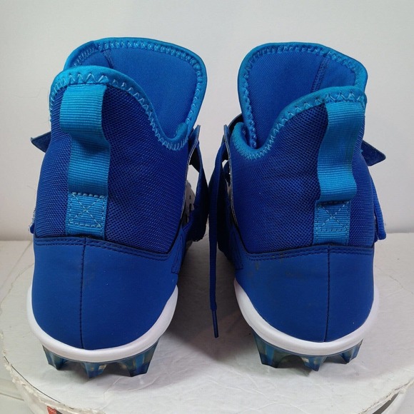 Nike Alpha Menace Pro 2 Mid Shoes Men's 12 Blue Football Cleats AQ3209-108 - Picture 4 of 12